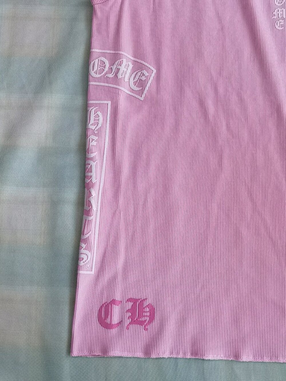 Chrome Hearts Pink Lettering Vest - Picture 4 of 7